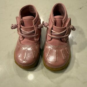 Sperry Pink Kids Boots